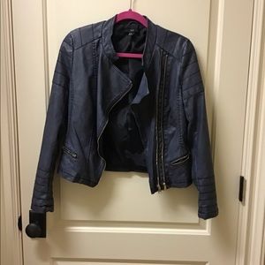 Cool trendy leather jacket!